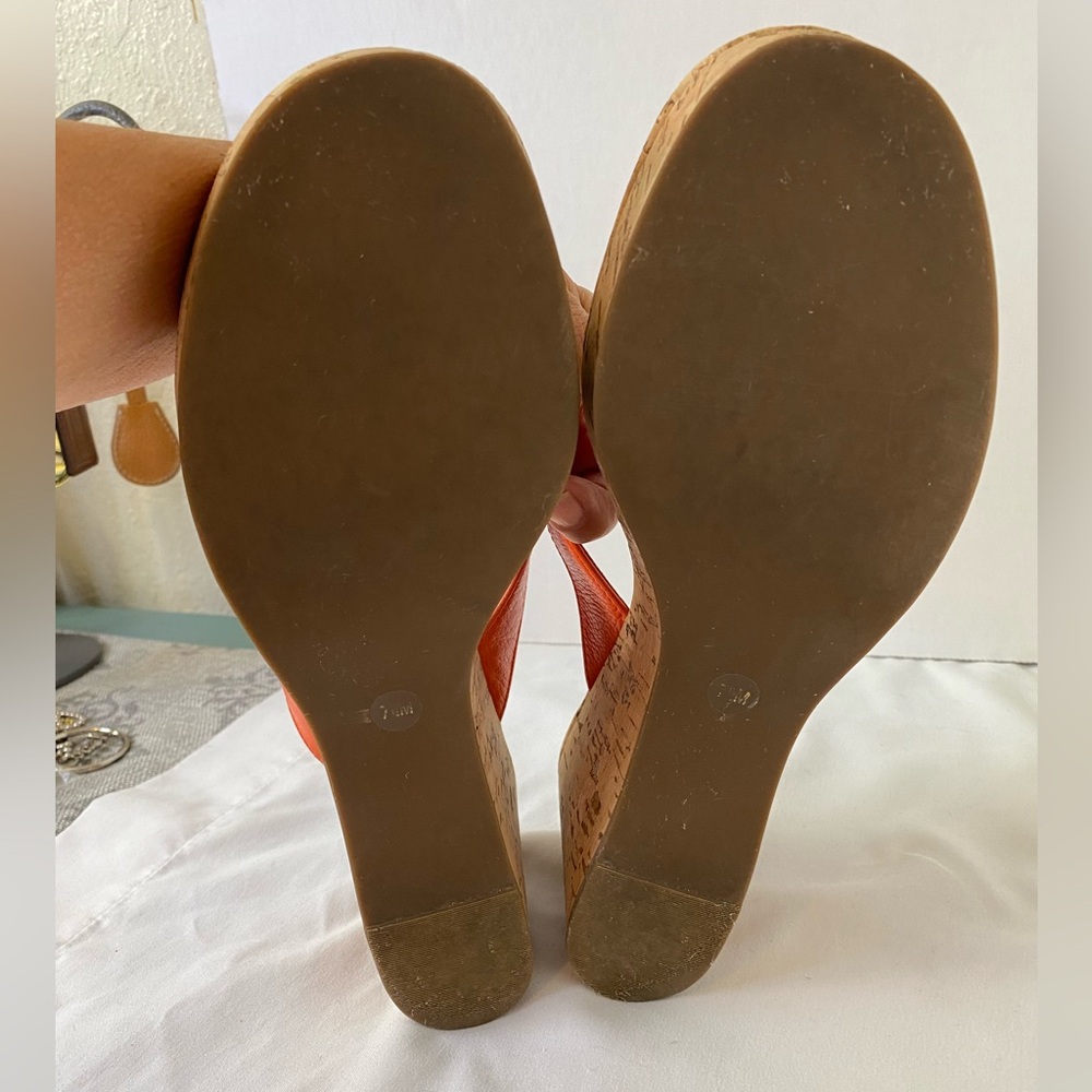 Tory Burch cork wedge sandals - Picture 2 of 7